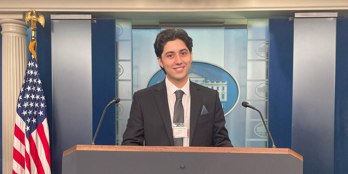 NathanGonzalez-WhiteHousePressBriefingRoom-SP25 Nathan Gonzalez in White House Press Briefing Room